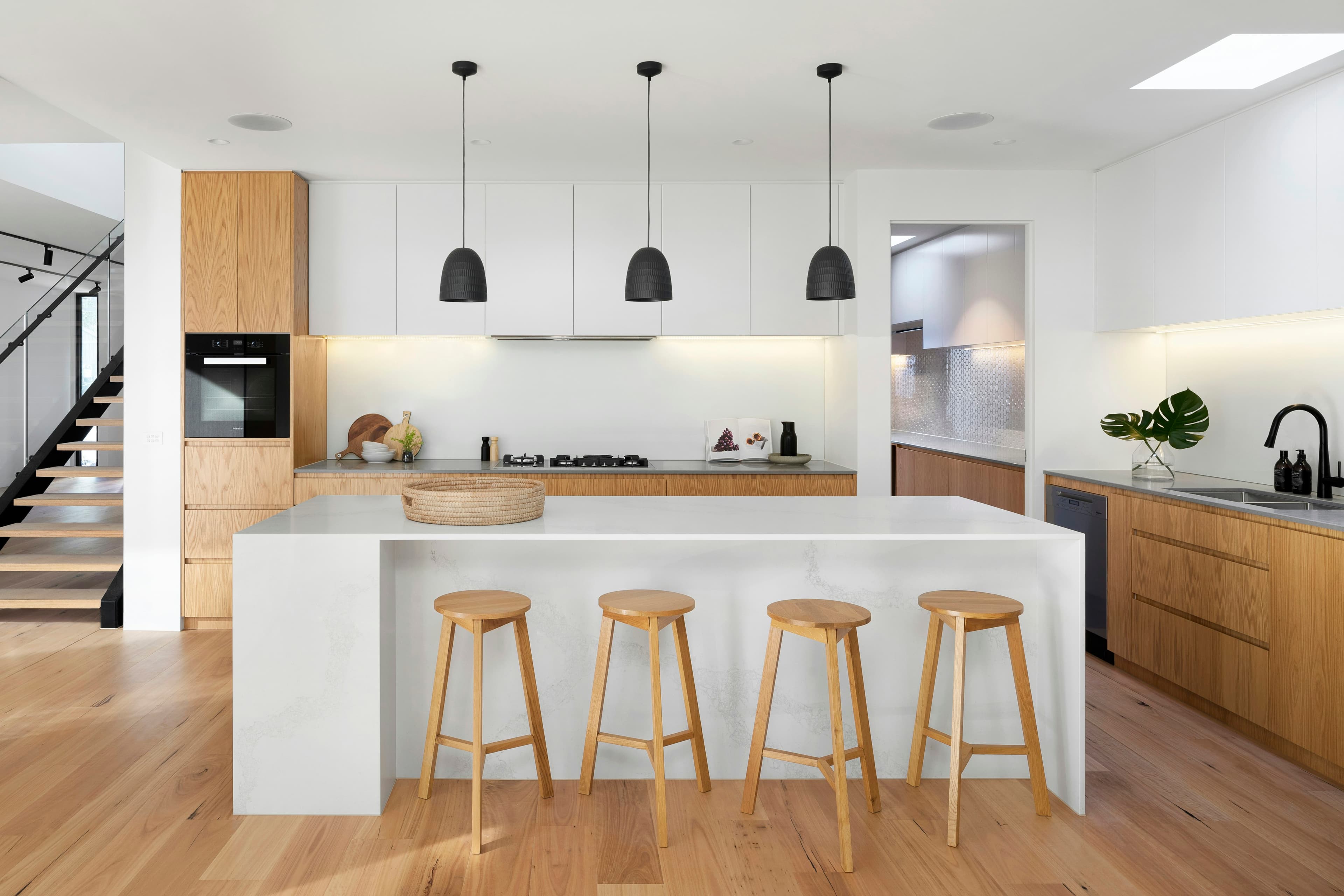 Kitchen Installers at work, illustrative stock photo